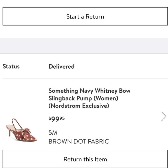 Something Navy Whitney Bow Polka Dot Slingbacks Size 5 Nordstrom Exclusive - Picture 9 of 9